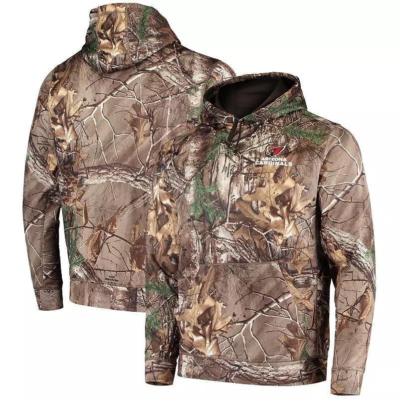 Men's Dunbrooke Realtree Camo Arizona Cardinals Circle Champion Tech Fleece Pullover Hoodie, Size: 2XL, Green Product Image