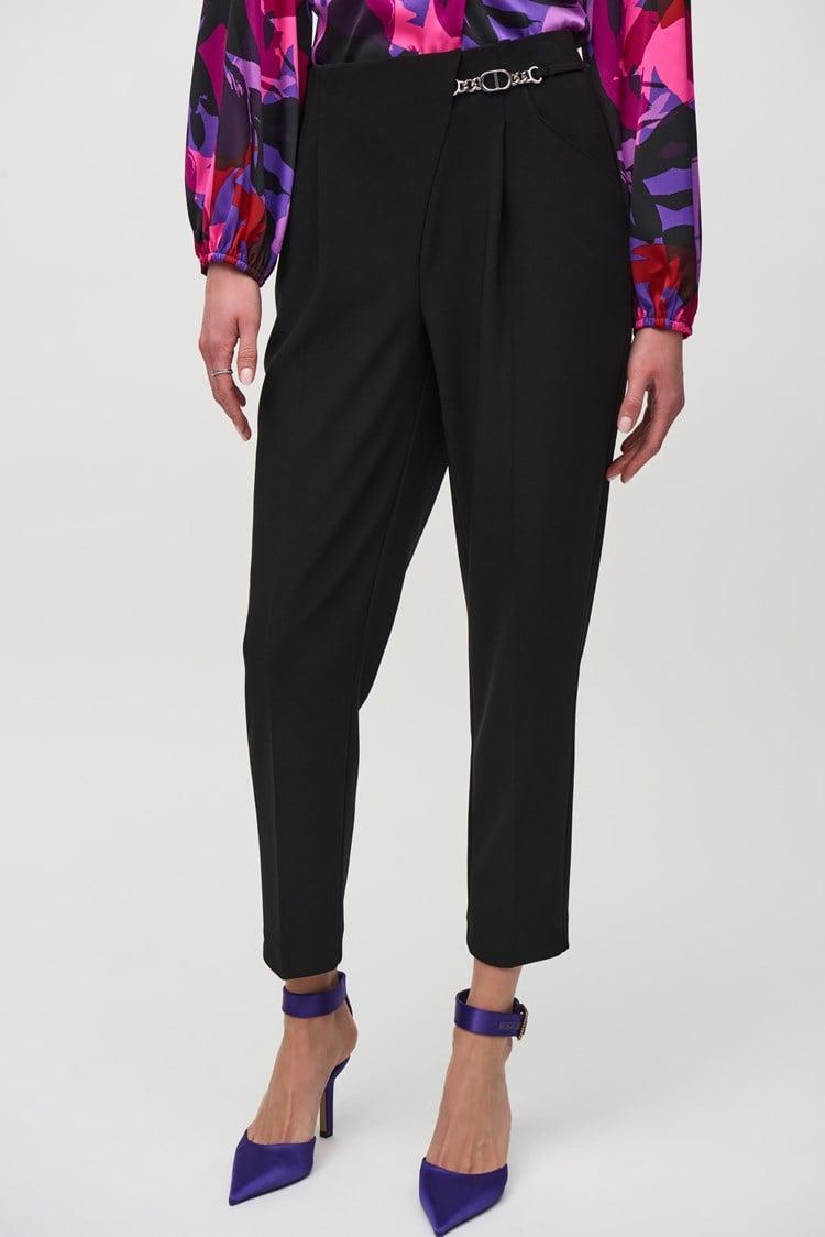 Silky Knit Crop Pull-On Pants Product Image