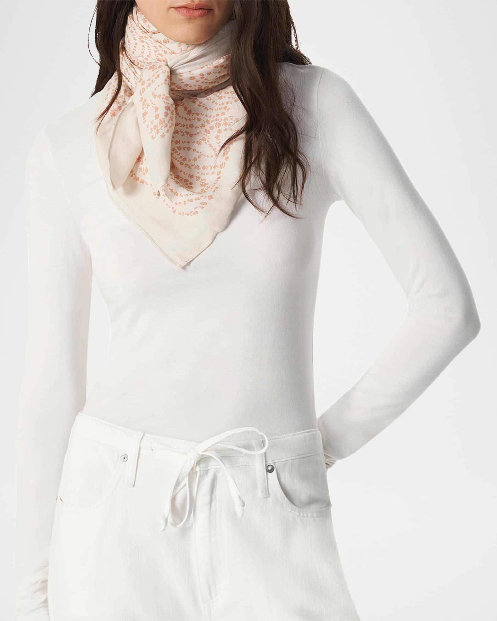 Miriam Floral Silk-Blend Scarf Product Image