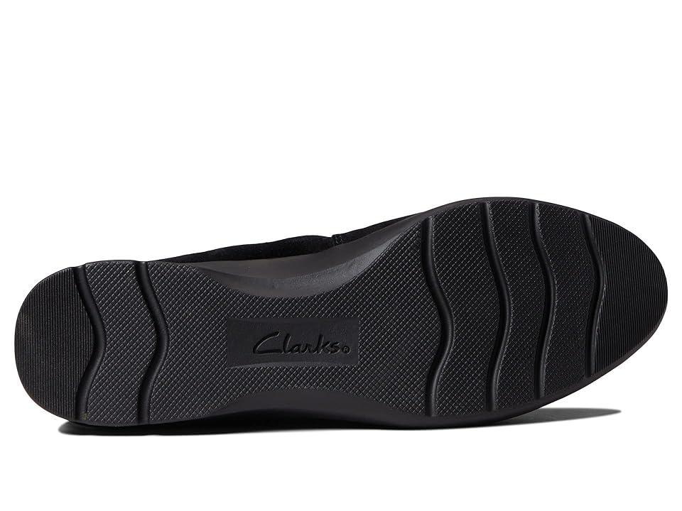 Clarks Jenette Ease Suede) Women's Shoes Product Image