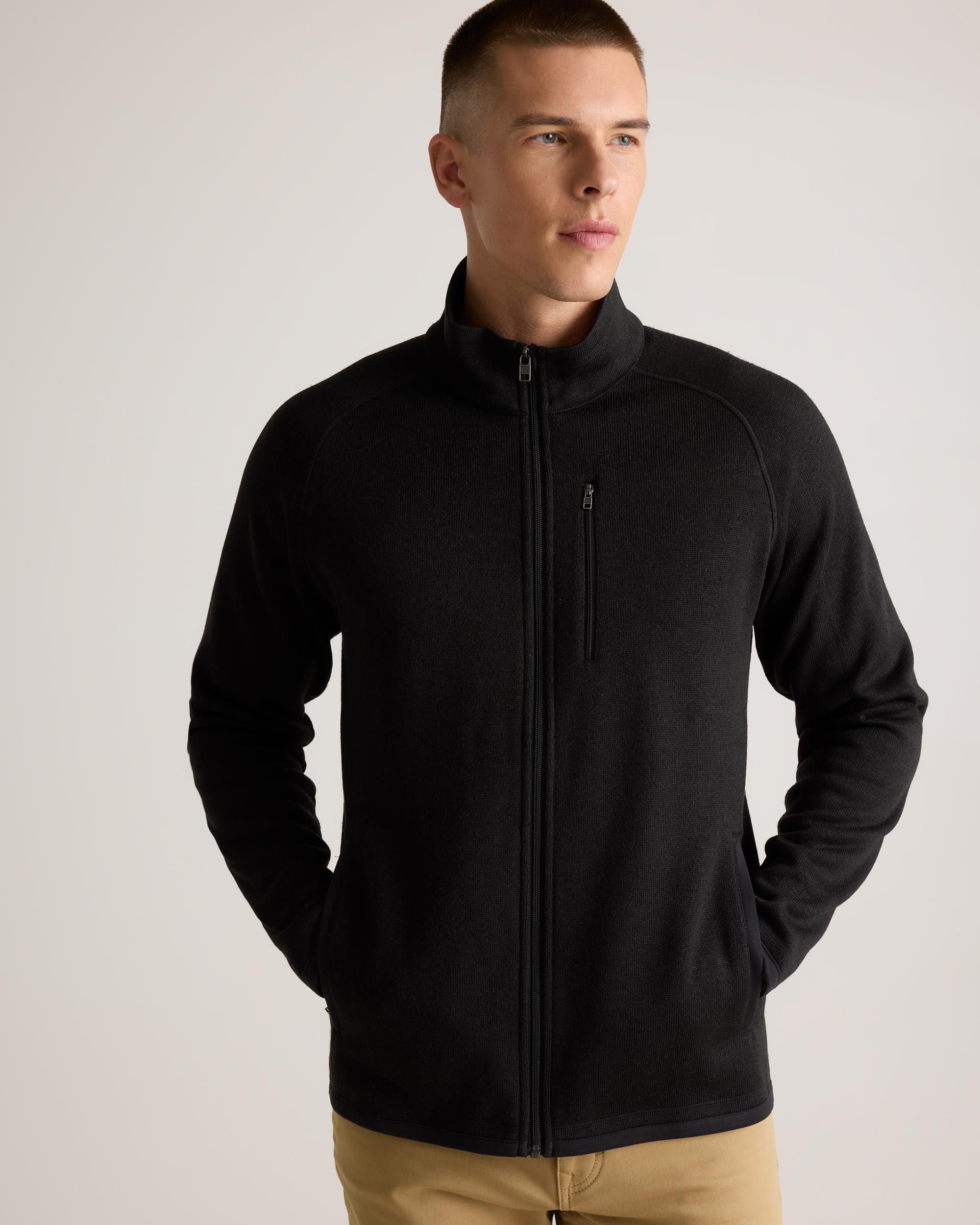 Quince | Men's Sweater-Knit Fleece Full-Zip Jacket Recycled Polyester Product Image