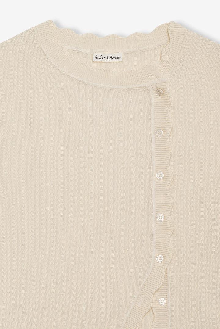 Naomi Knit Top — Ivory Product Image