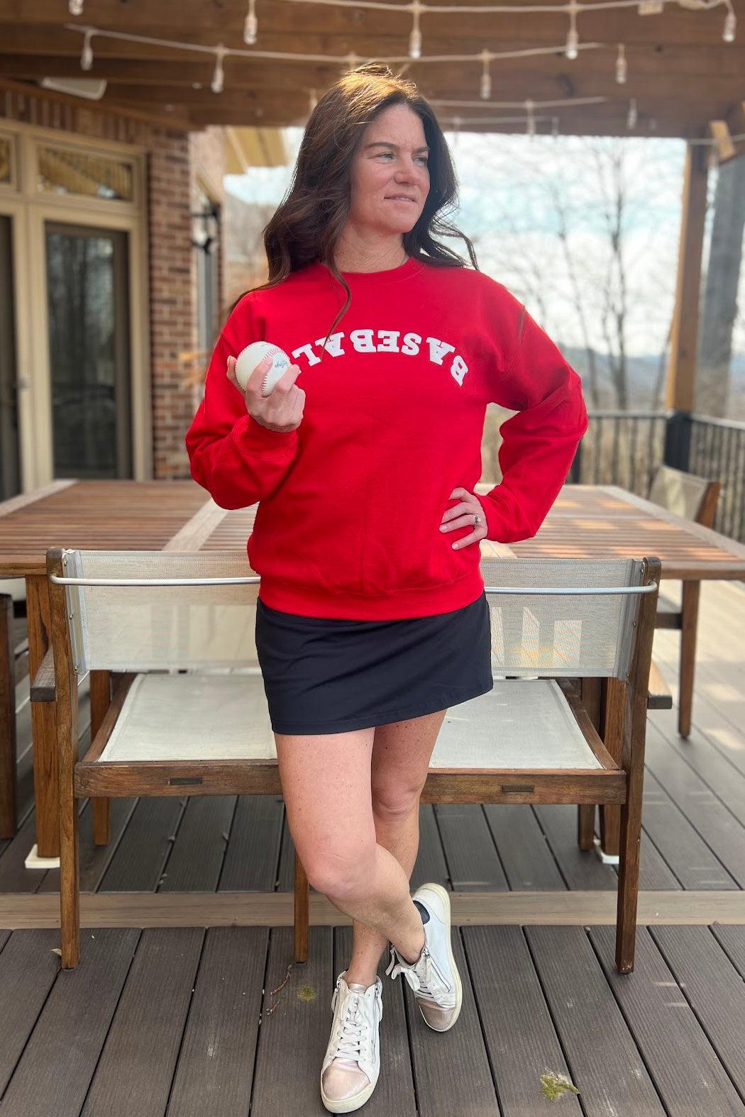 Baseball Puff Sweatshirt Product Image