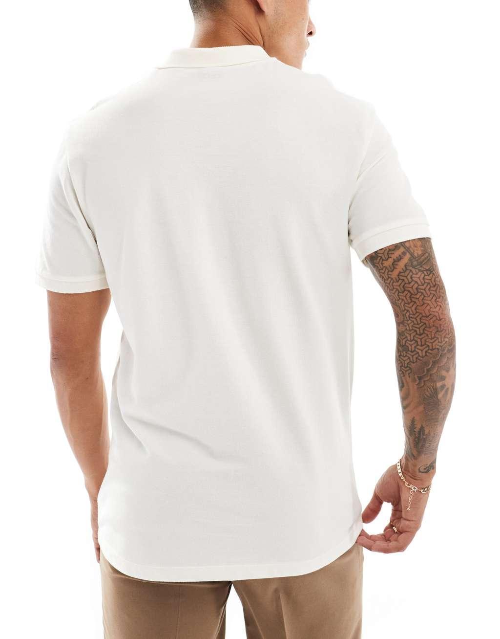 ASOS DESIGN 5 pack pique polos in multiple colors Product Image