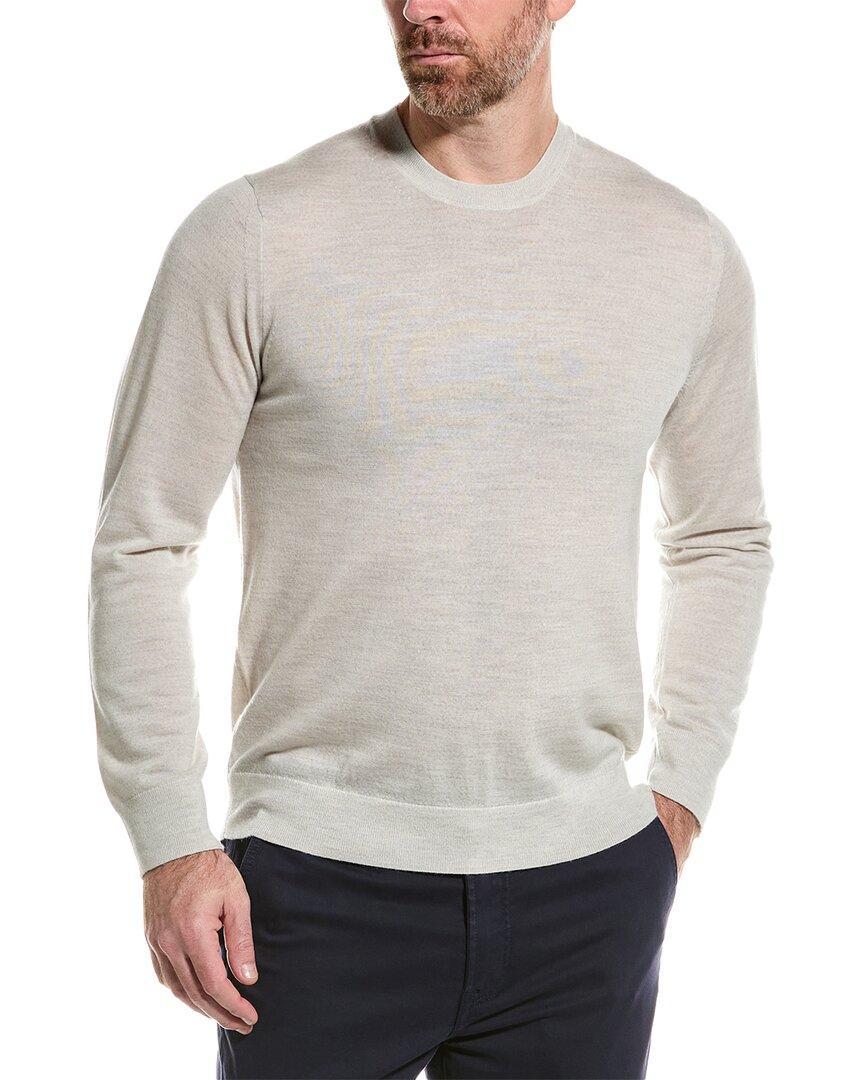 VINCE Wool Crewneck Sweater In Grey Product Image