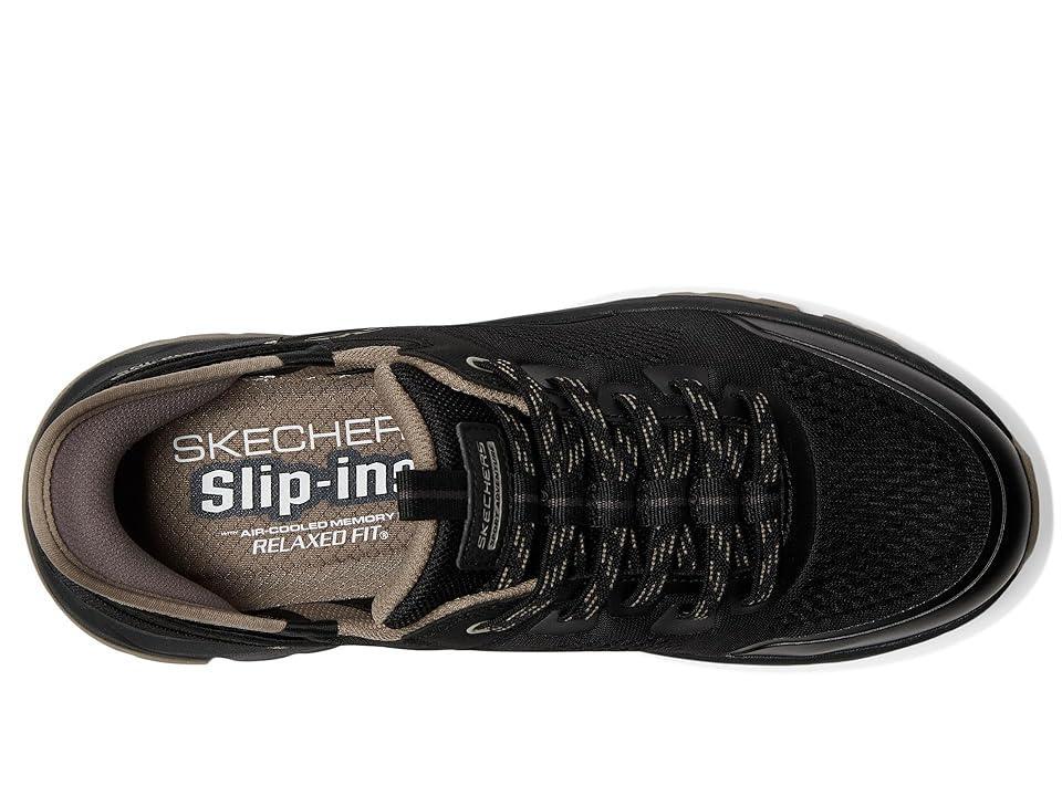 SKECHERS D'Lux Journey Hands Free Slip-In Sneaker Taupe) Men's Shoes Product Image