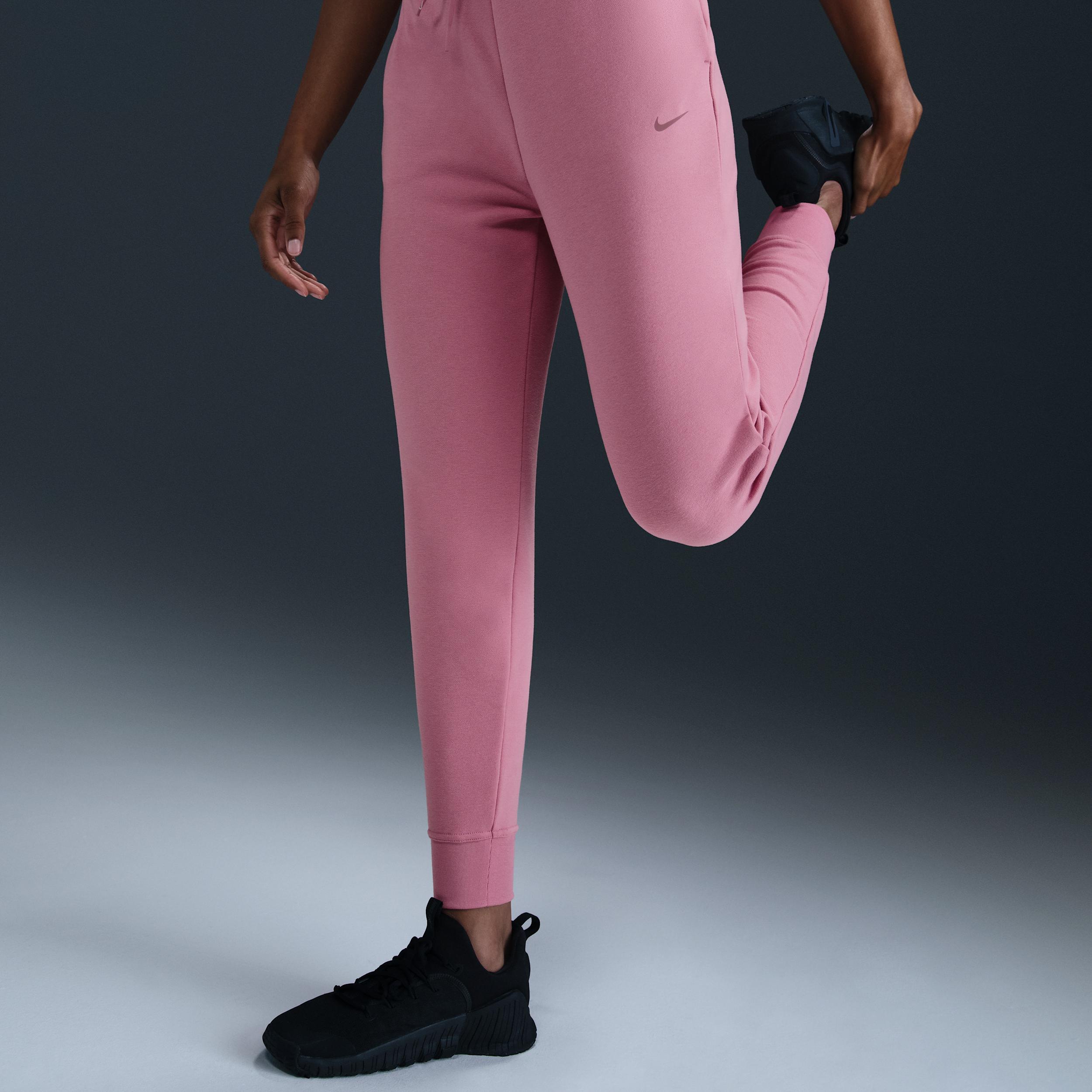 Nike Women's Dri-FIT One High-Waisted 7/8 French Terry Jogger Pants Product Image