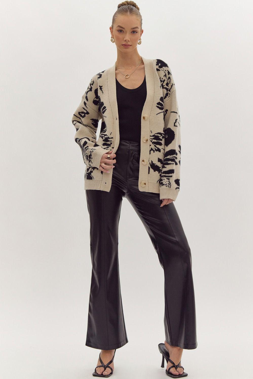 Trying Your Best Floral Cardigan Product Image