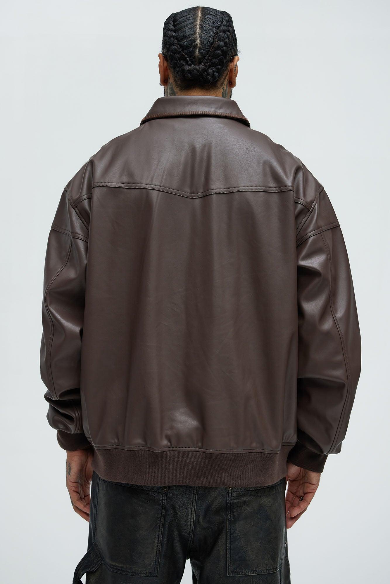 Pierce Embroidered Jacket - Brown Product Image
