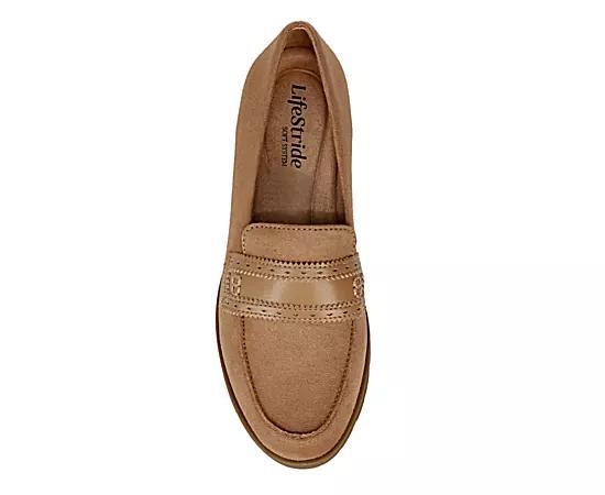 LifeStride London Womens Loafers Brown Brown Product Image