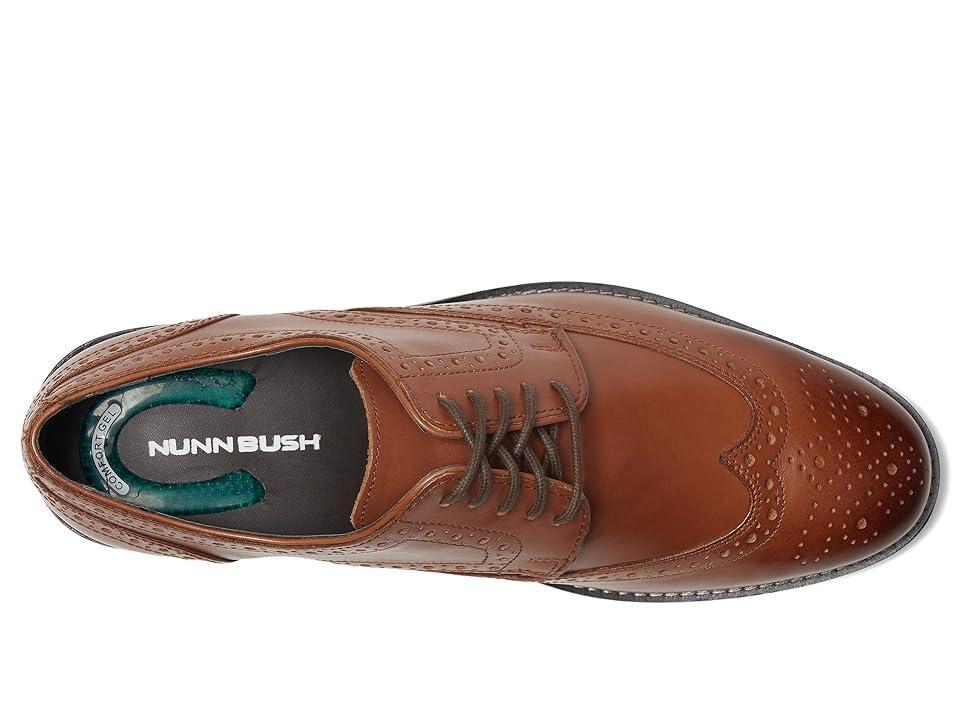 Nunn Bush Nelson Mens Wingtip Oxford Dress Shoes Red Product Image