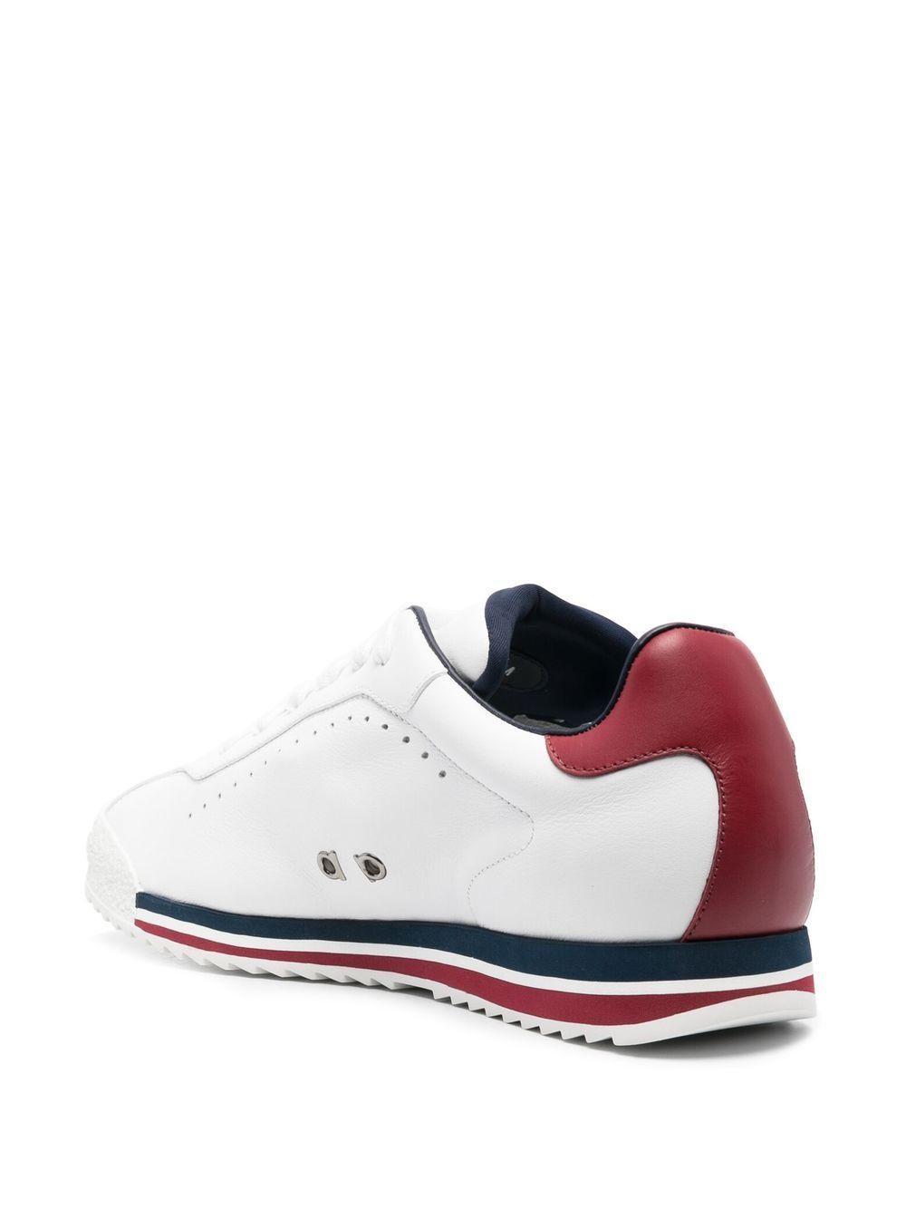 embossed-logo low-top sneakers Product Image