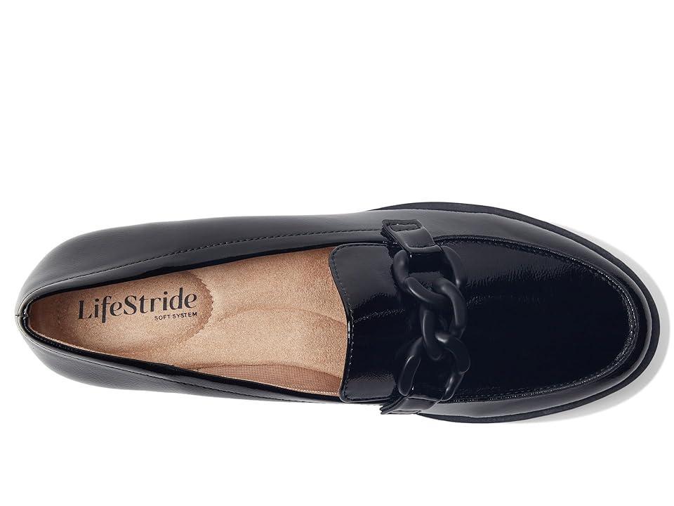 LifeStride London 2 Women's Loafers, Size: 5.5, Black Patent Product Image