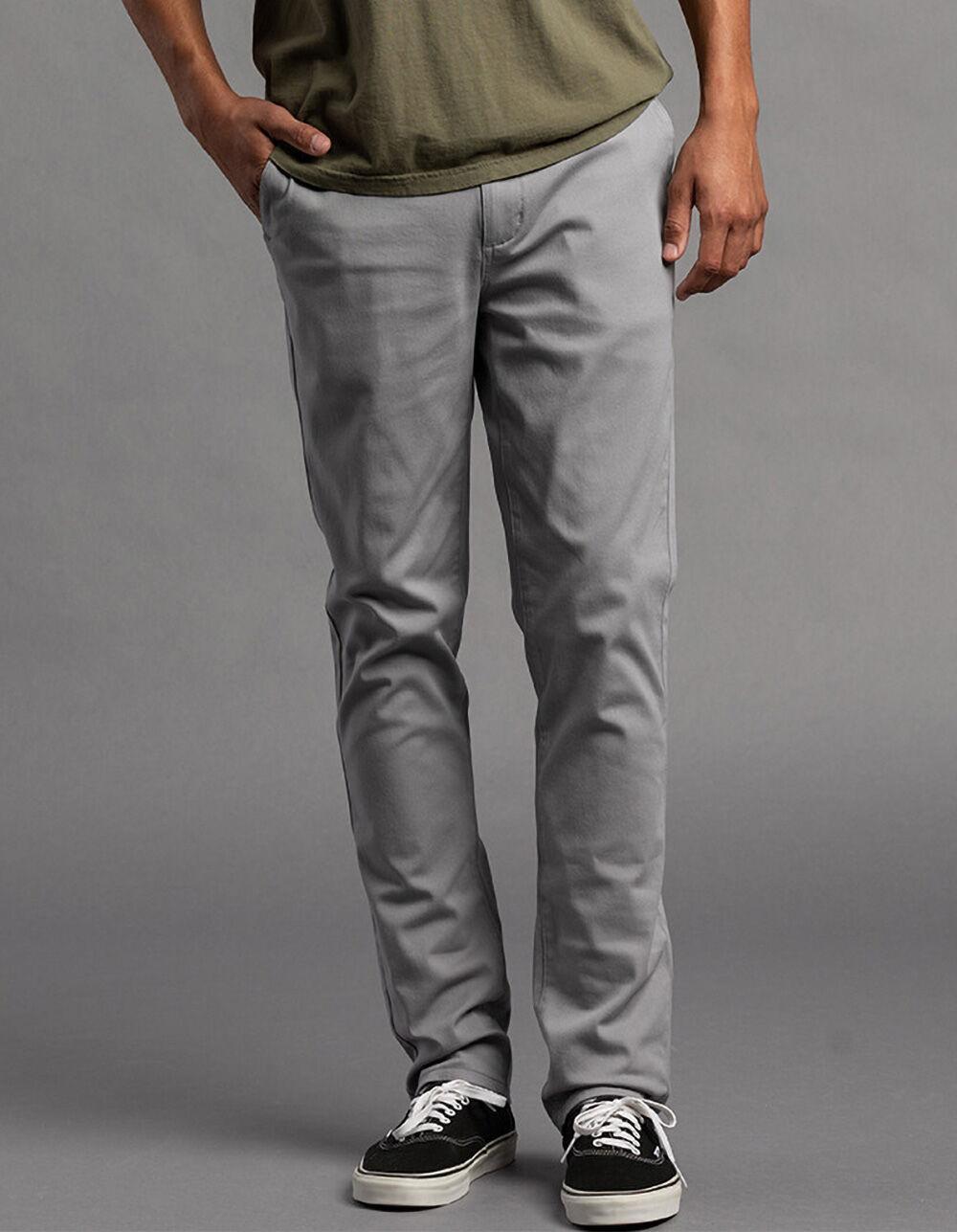 RSQ Mens Slim Chino Pants - LIGHT GRAY Product Image