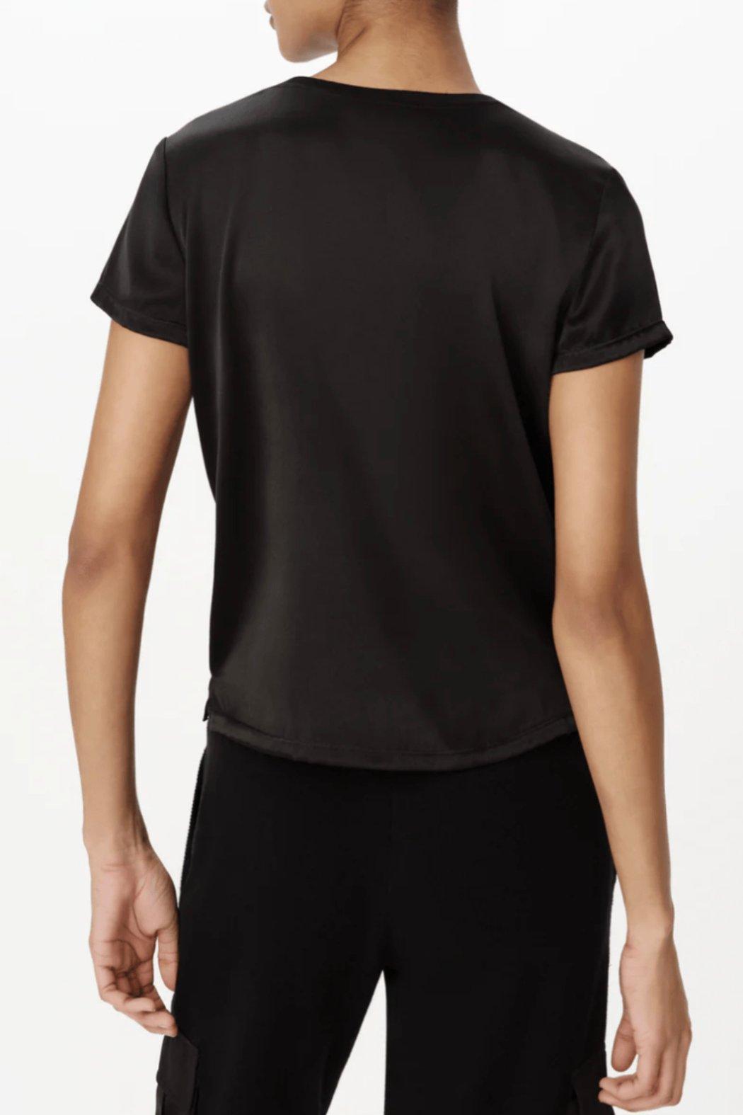 Charmeuse V-Neck Tee Product Image