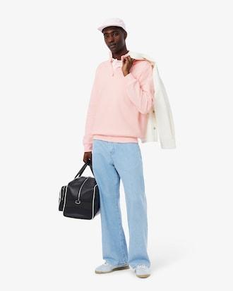 High Neck Zip-Up Print Sweatshirt Product Image