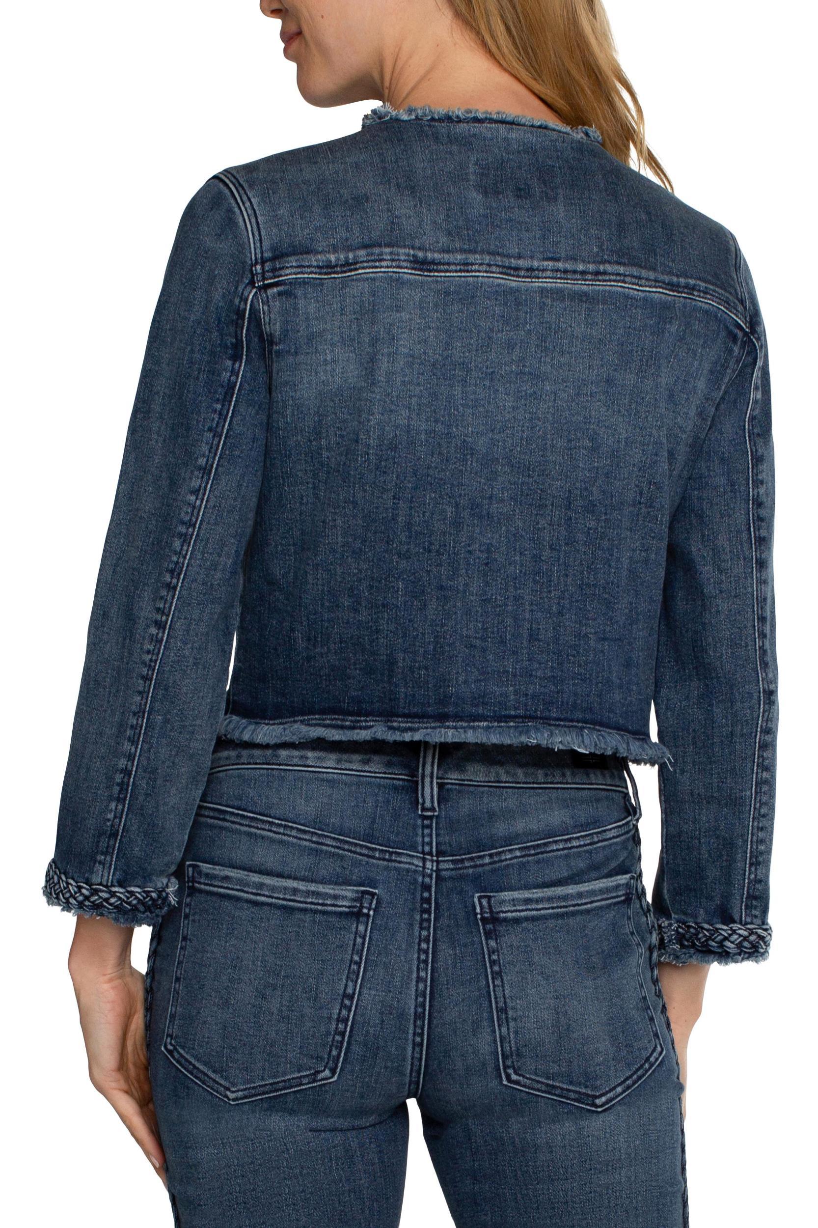 Denim Jacket w/Braid Detail Product Image