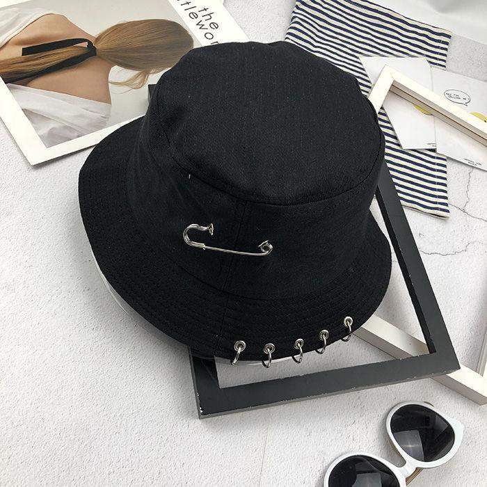 Hoop-Accent Bucket Hat Product Image