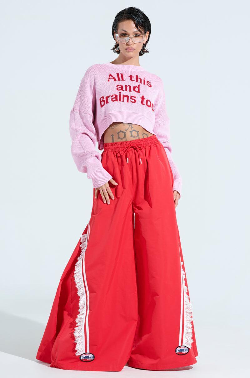 TIME TO PLAY WIDE LEG JOGGER Product Image