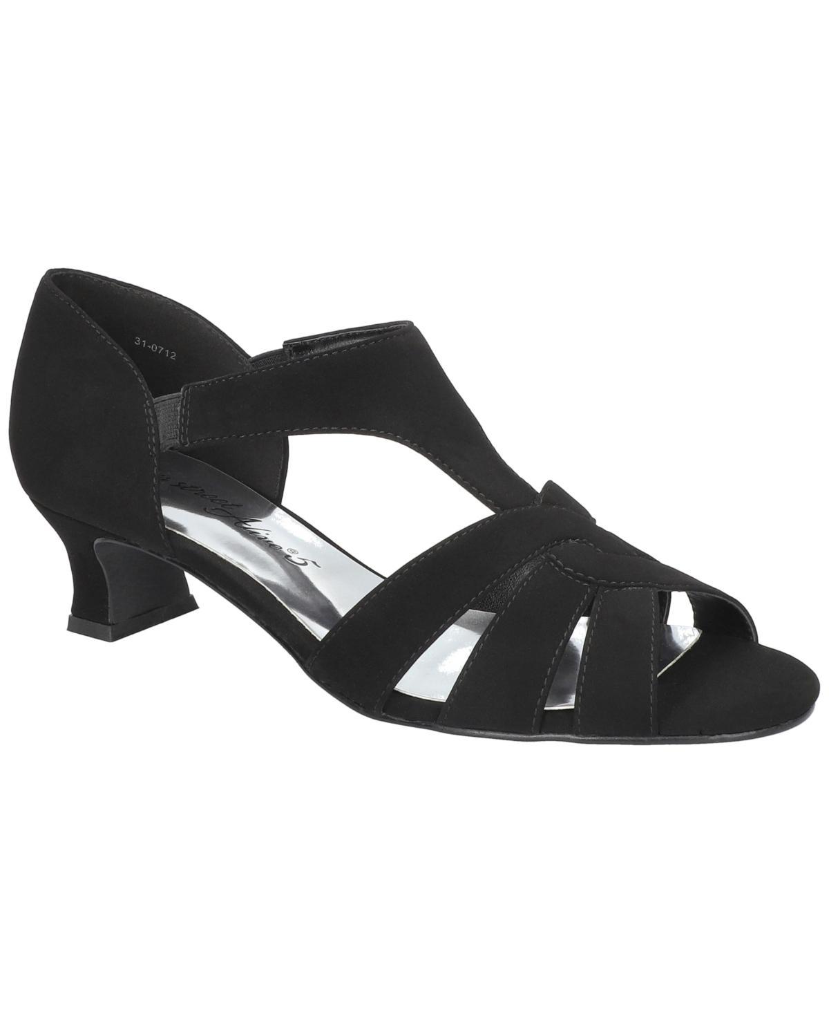 Easy Street Essie Womens Dress Sandals Grey Product Image