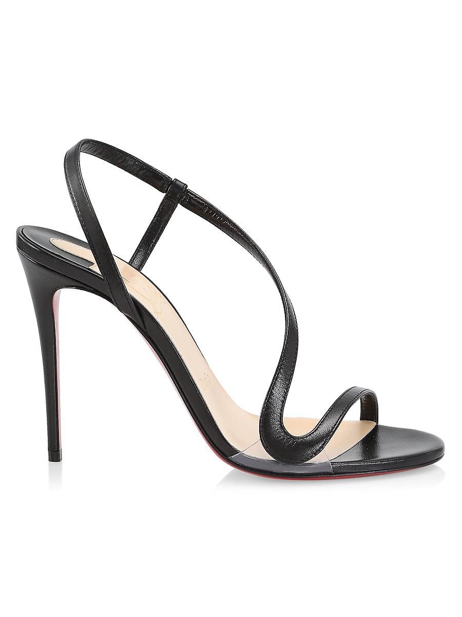 Rosalie Leather Red Sole Stiletto Sandals Product Image