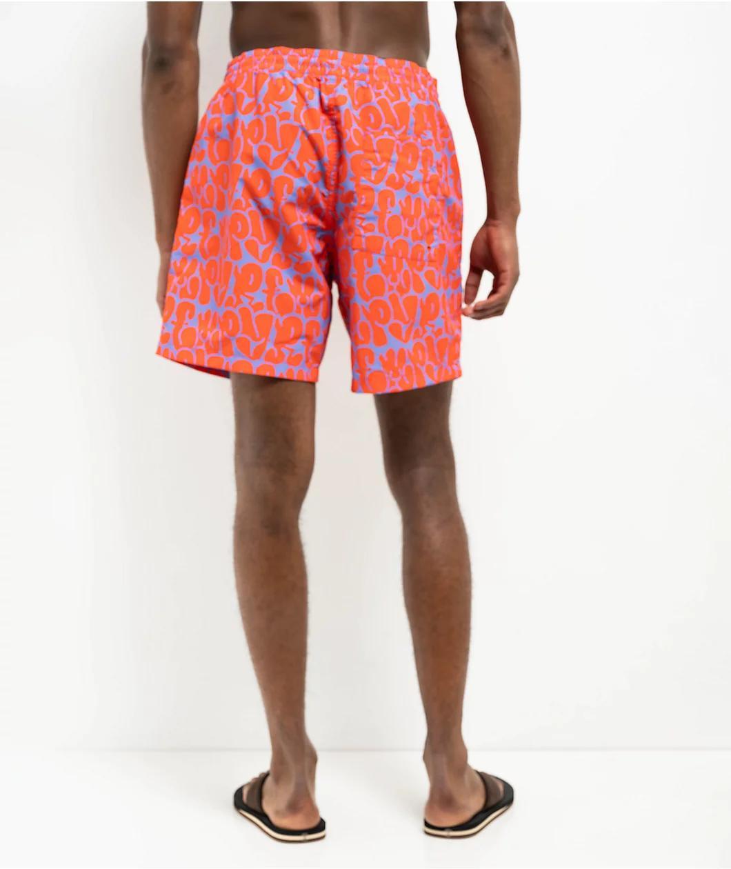 $AD BOYZ by Junior H X Lost Hills Nails Black Mesh Shorts Product Image
