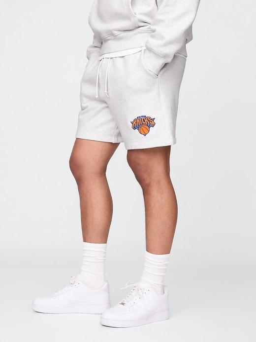 NBA New York Knicks Logo Heavyweight Sweat Shorts Product Image