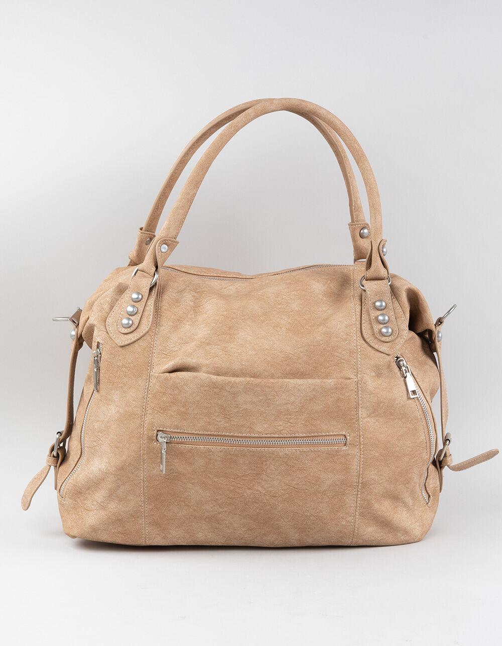 Large Slouchy Shoulder Bag - STRAW Product Image