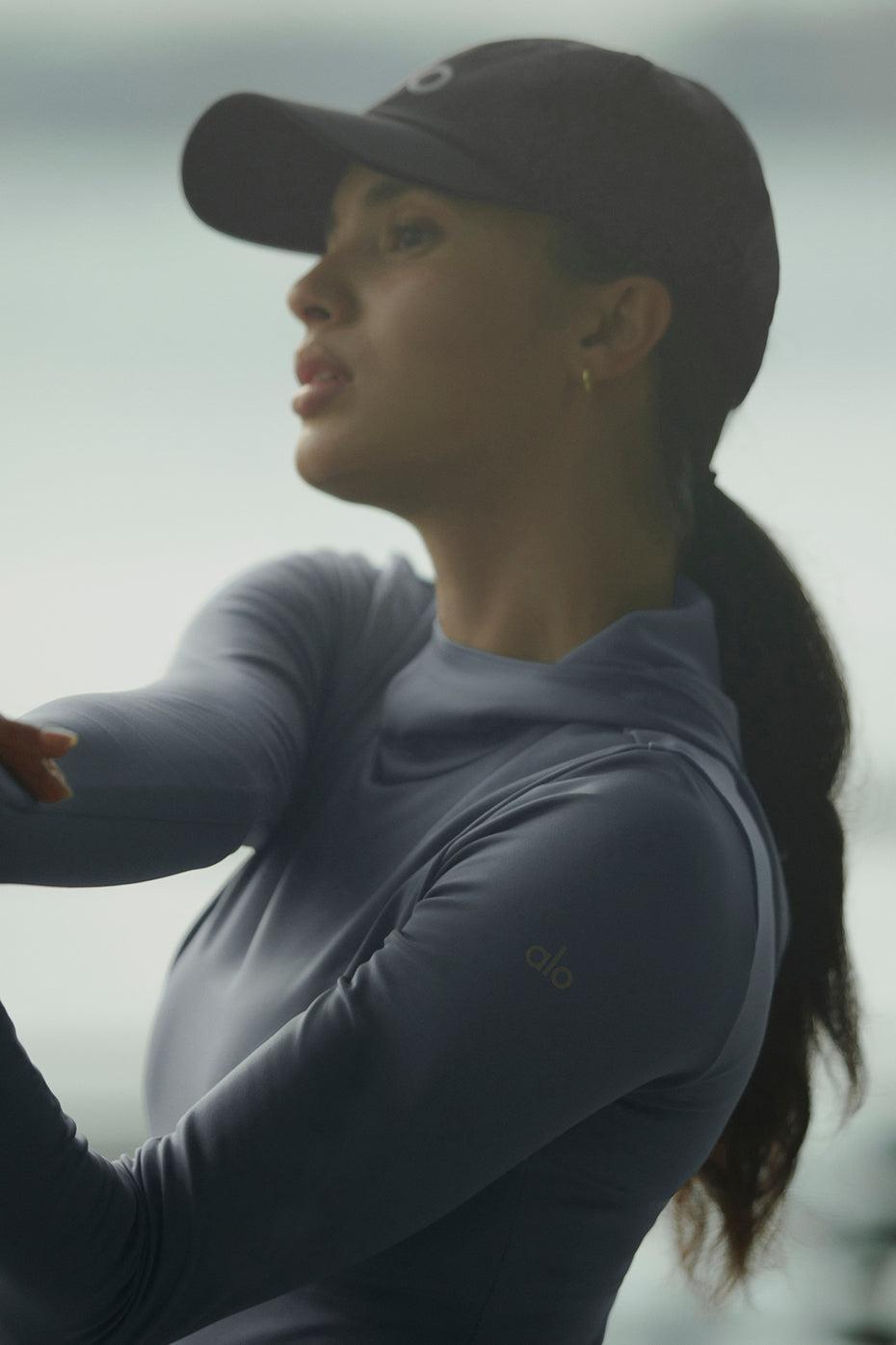 Airlift Winter Warm Hooded Runner - Steel Grey Female Product Image