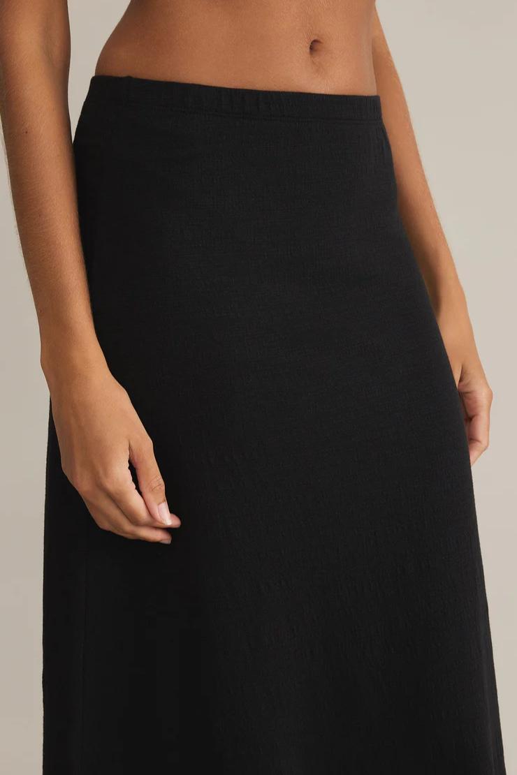 Delavine Textured Midi Skirt Product Image