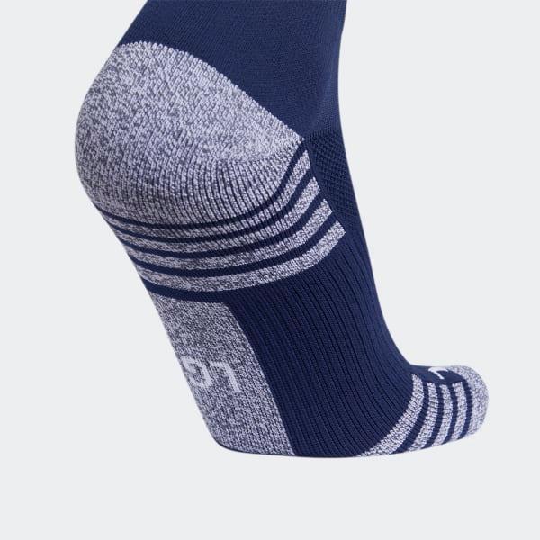 Men's adidas Metro 6 Over The Calf Socks, Size: Large, Black White Product Image
