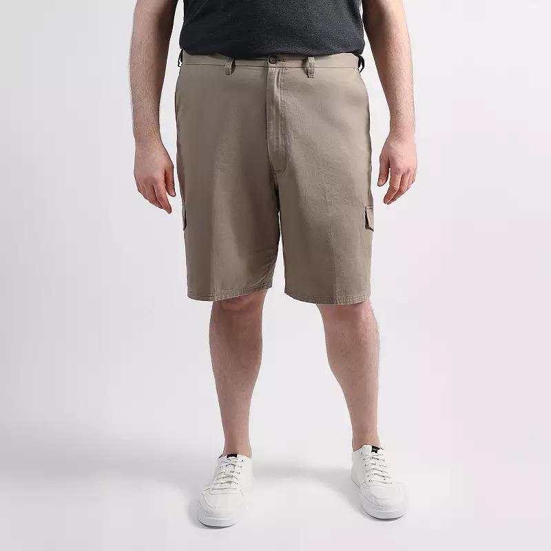 Big & Tall Haggar Mens Cotton Cargo Short Mood Blue Product Image