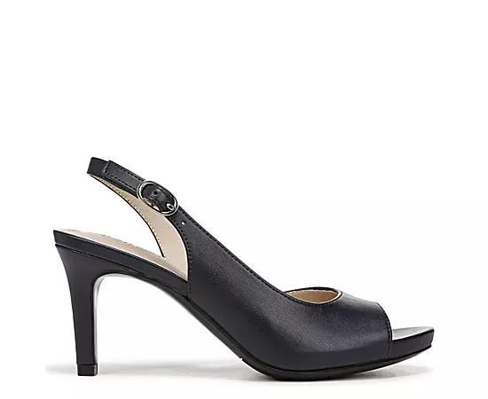 LifeStride Teller 2 Women's Slingback Pumps, Size: 6 Wide, Lux Blue Product Image