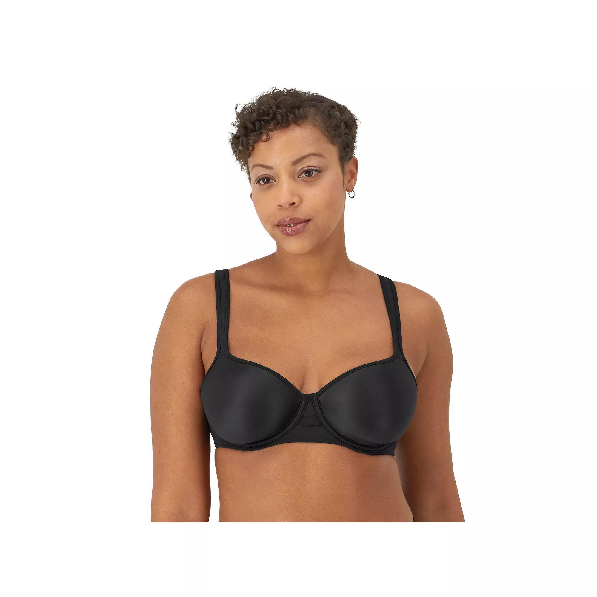 Bali One Smooth U Minimizer Underwire Full-Coverage Bra DF3490, Women's, Size: 42 Dd, Black Product Image