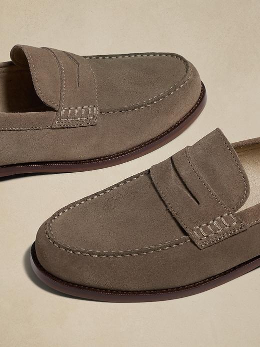 Classic Suede Penny Loafer Product Image