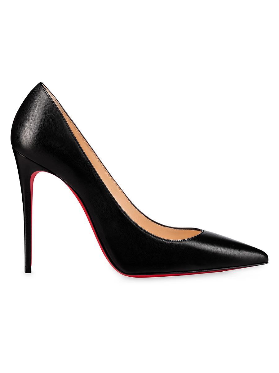 Kate Red Sole High-Heel Pumps, Black Product Image