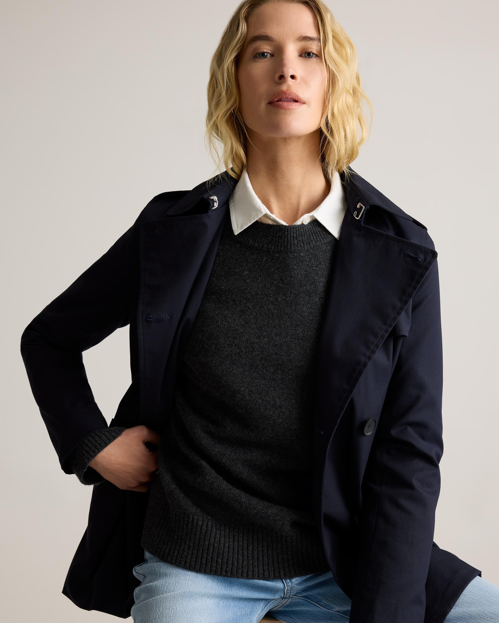 Quince | Women's Mongolian Cashmere OverSized Crewneck Sweater Product Image
