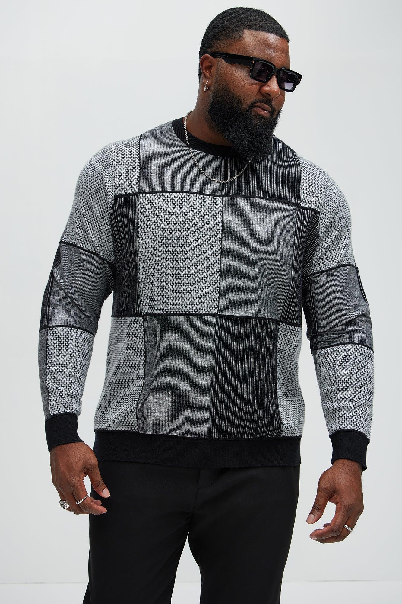 Better And Better Crewneck Sweater - Black/combo Product Image