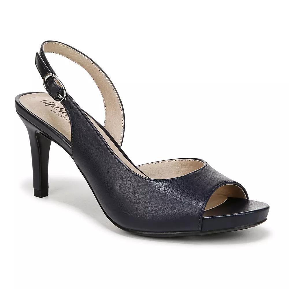LifeStride Teller 2 Women's Slingback Pumps, Size: 6 Wide, Lux Blue Product Image