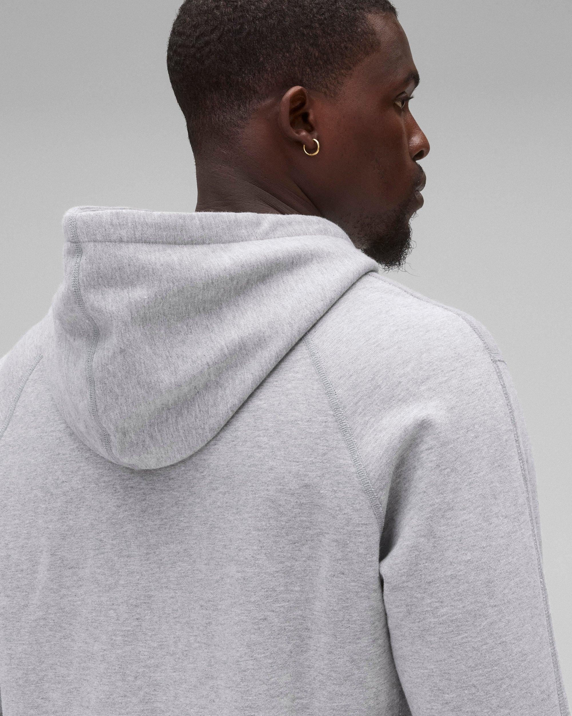 Midweight Terry Slim Hoodie Male Product Image