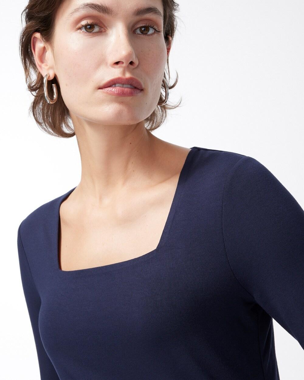 Touch of Cool™ Square Neck Tee Product Image