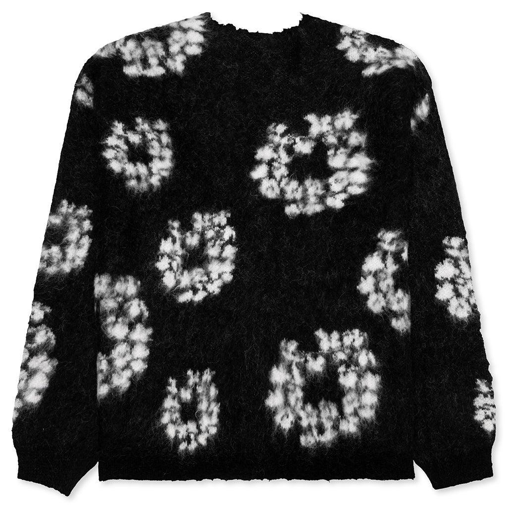 Saint Michael x Denim Tears Cotton Wreath Cardigan - Black Male Product Image