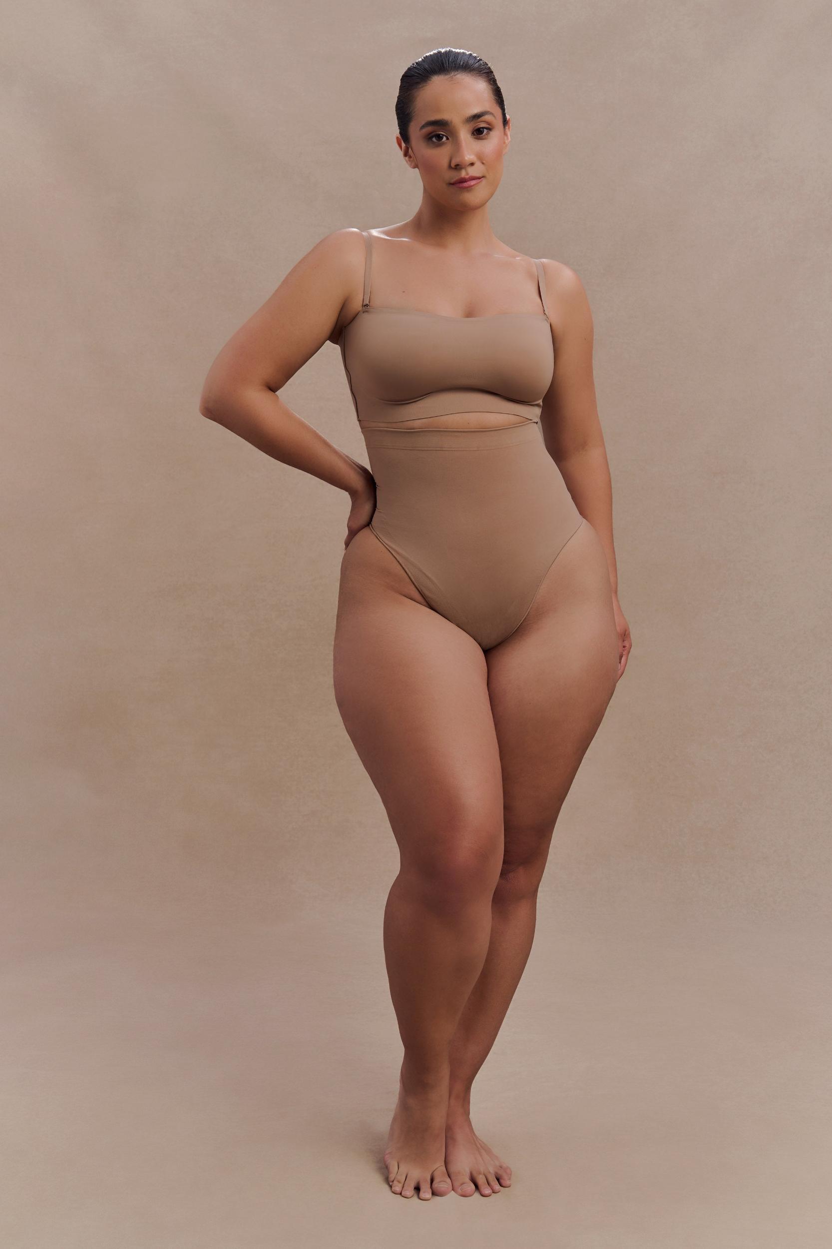 Saria High Waist Shapewear Briefs - Latte Product Image