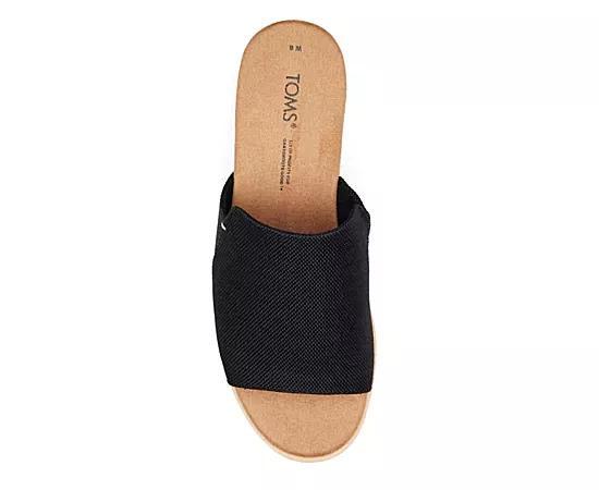 Toms Womens Diana Mule Platform Wedge Sandals Product Image