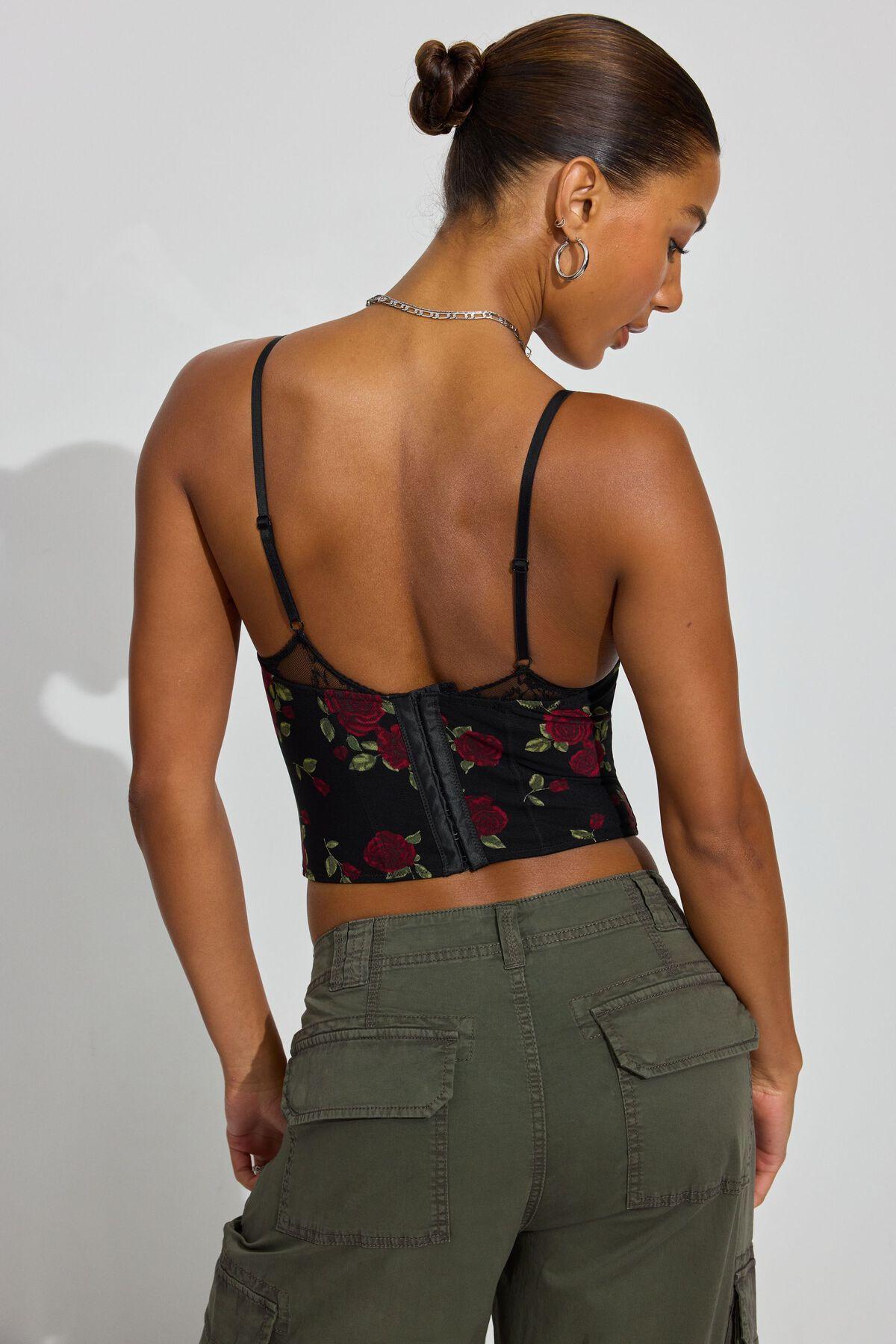 Sabrina Peek-A-Boo Bustier Top Product Image