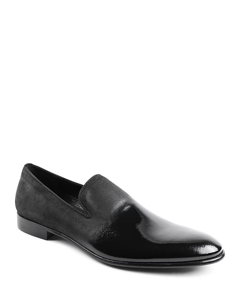 Mens Monet Patent Ombre Smoking Slippers Product Image