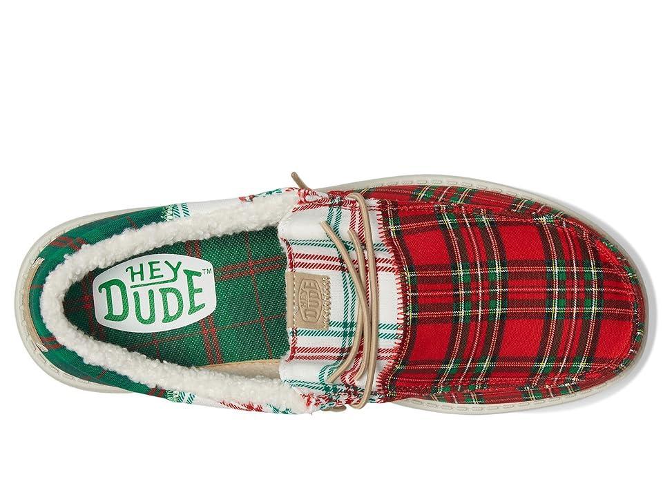 Heydude Mens Wally Tri Plaid Slip On Sneaker Product Image