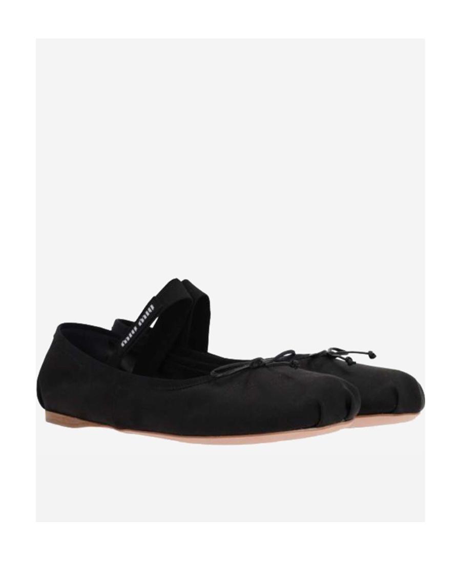 logo-strap ballerina shoes Product Image