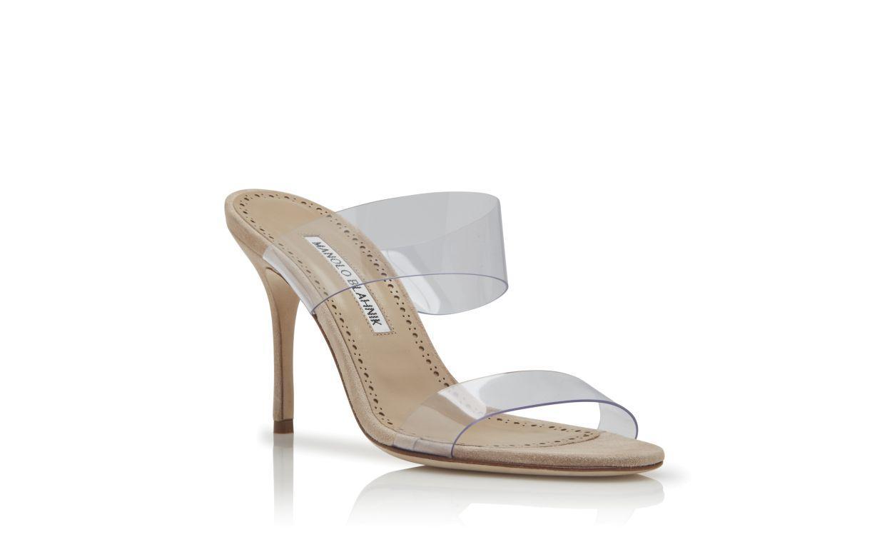 SCOLTO Clear ECO PVC Open Toe Mules Product Image