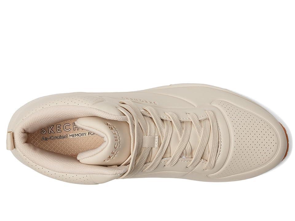 SKECHERS Uno-Stand High (Off White) Women's Shoes Product Image